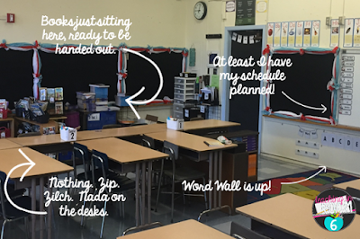 My non-picture perfect classroom is not gorgeous, but that is OK!  Kids will still be able to learn and focus in the room.  As the year goes on, student work will fill up the room