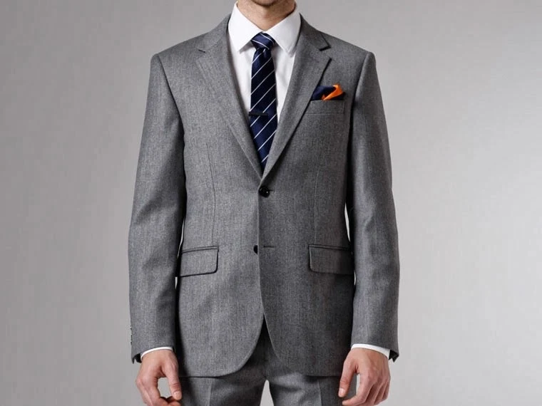 Indochino Gray Twill