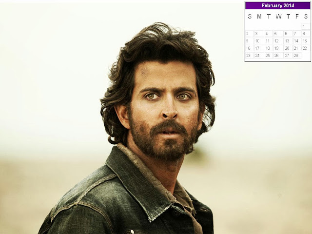 Hrithik Roshan Calendar 2014