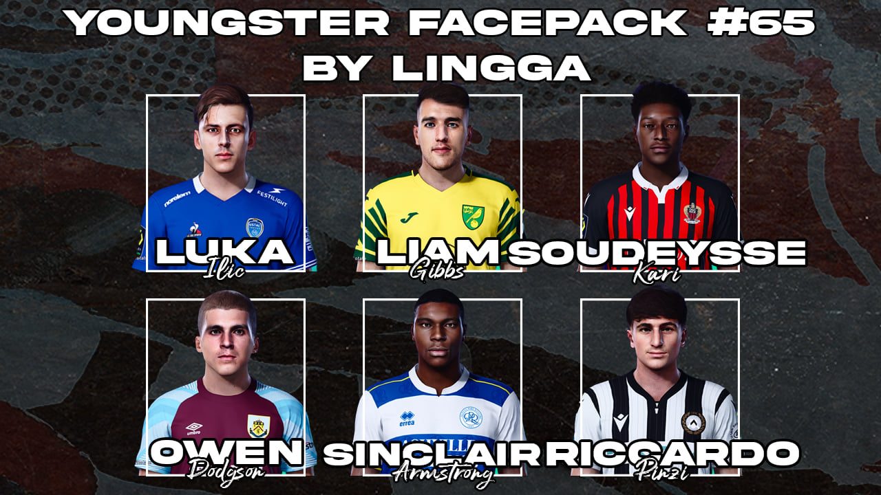 PES 2021 | New Youngster Facepack V65 Season 2022