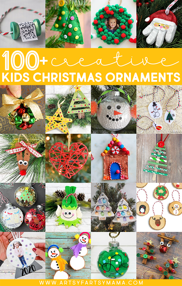 DIY Kids Christmas Ornament Ideas