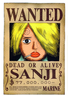 bounty sanji kun one piece