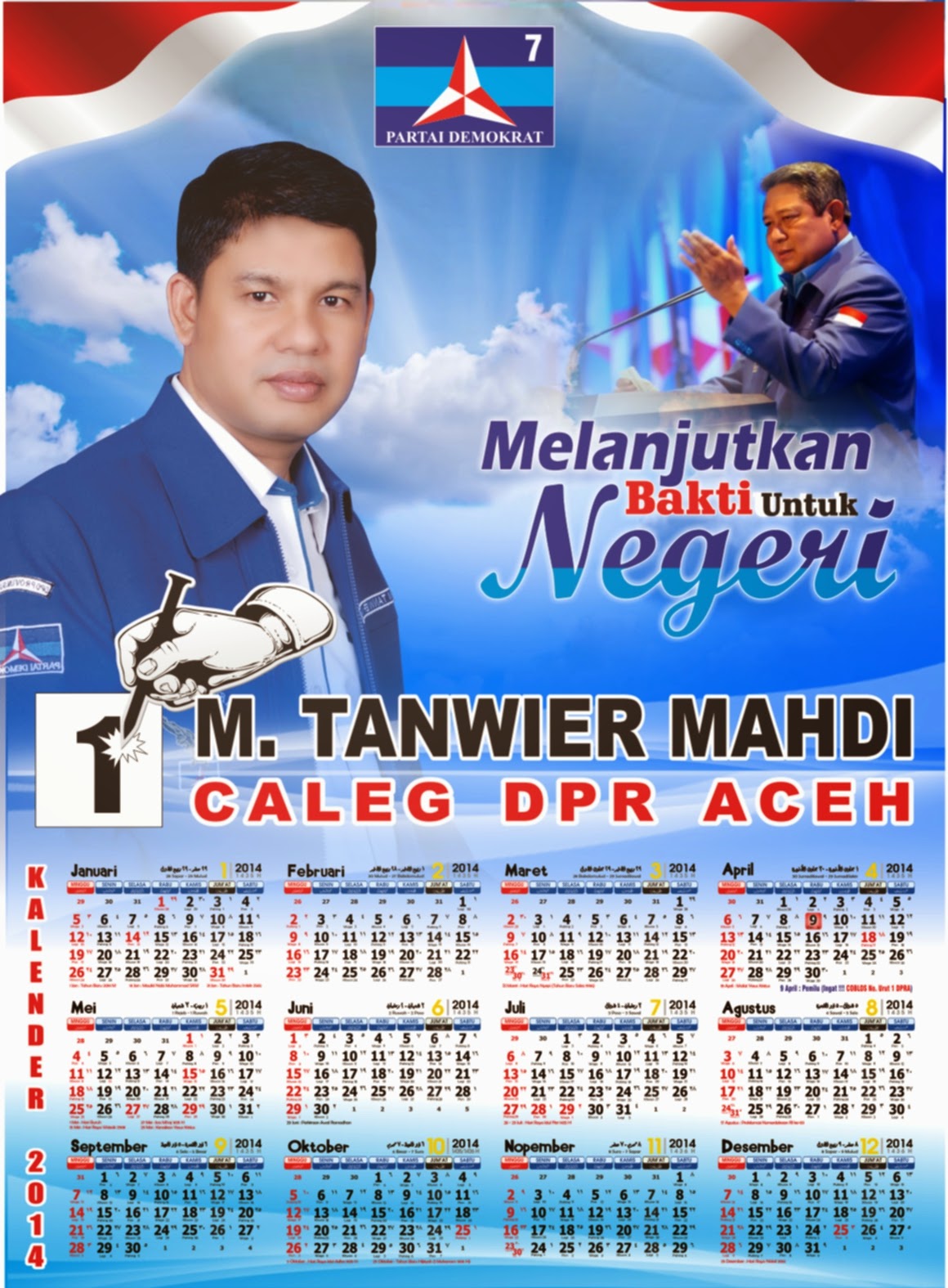  Kalender 2019 Indonesia Cdr calendrier