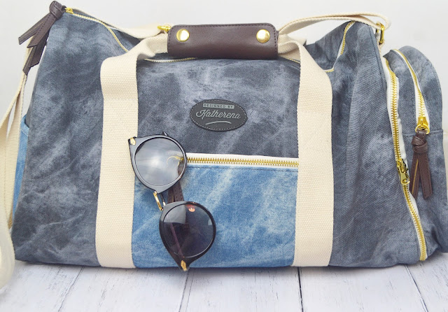 Katherina Double Denim Unisex Regent Holdall Bag Review, Lovelaughslipstick Blog