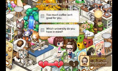 LINE I LOVE COFFEE STREET CHARMING SPECIAL GUEST Smart Girl: Kid around easily