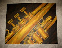 My trumpet painting