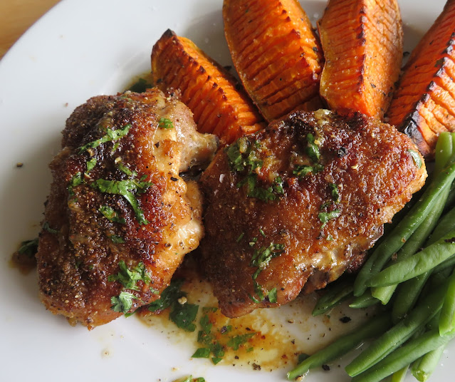 Spice Roasted Chicken Thighs