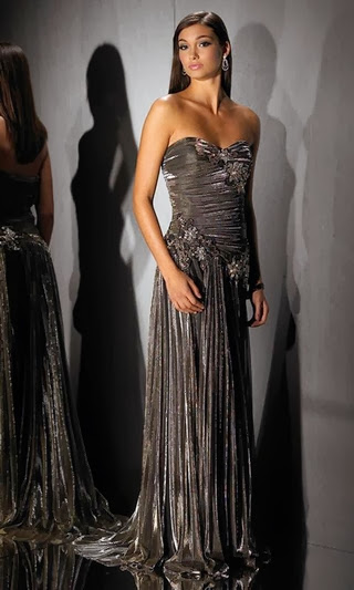 Best Party Wear Pleated Evening Gowns