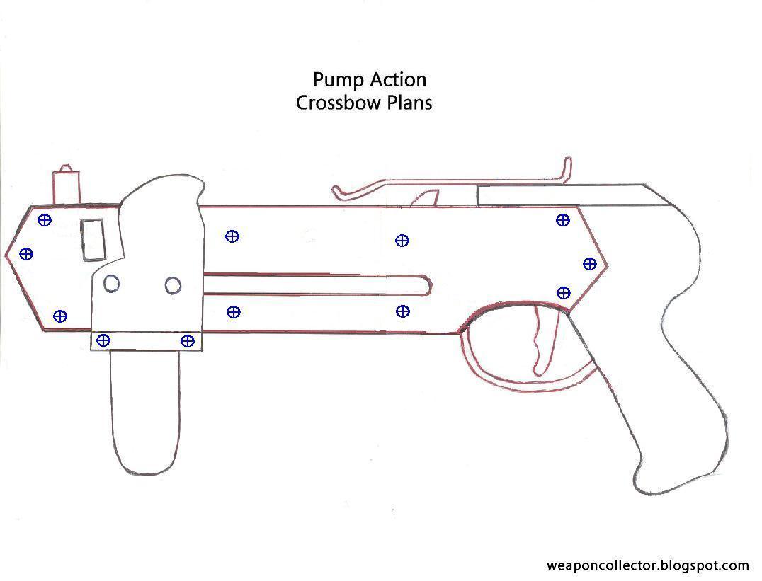 DIY Homemade Crossbow Plans Blueprints