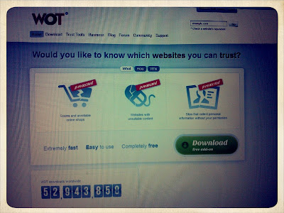 WOT Web of Trust - makes the surfing safer