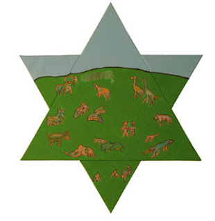 Star of David in The Israeli Art Genesis-3