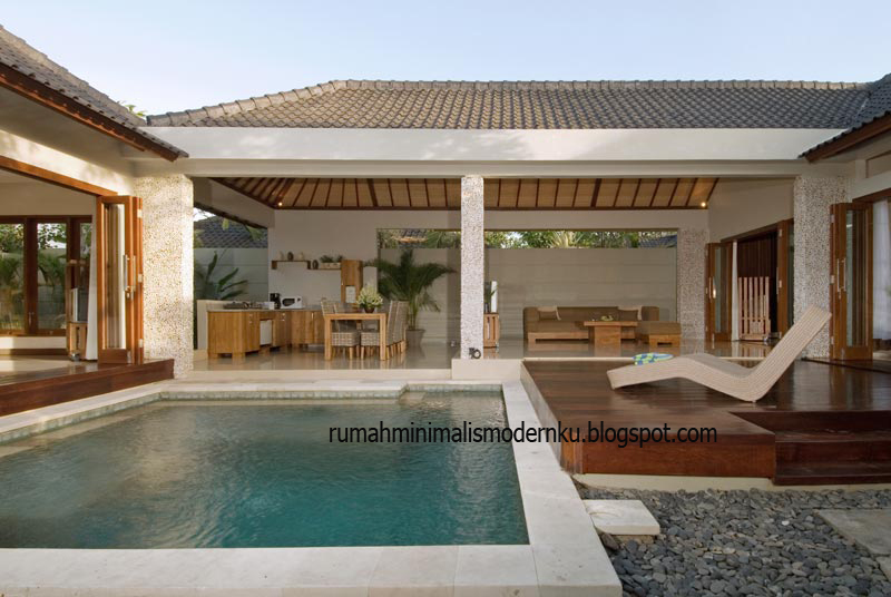 FOTO VILLA  DI BALI DESAIN RUMAH  MINIMALIS 