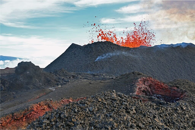 gunung berapi mauna loa meletus