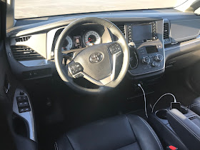 Interior view of 2020 Toyota Sienna