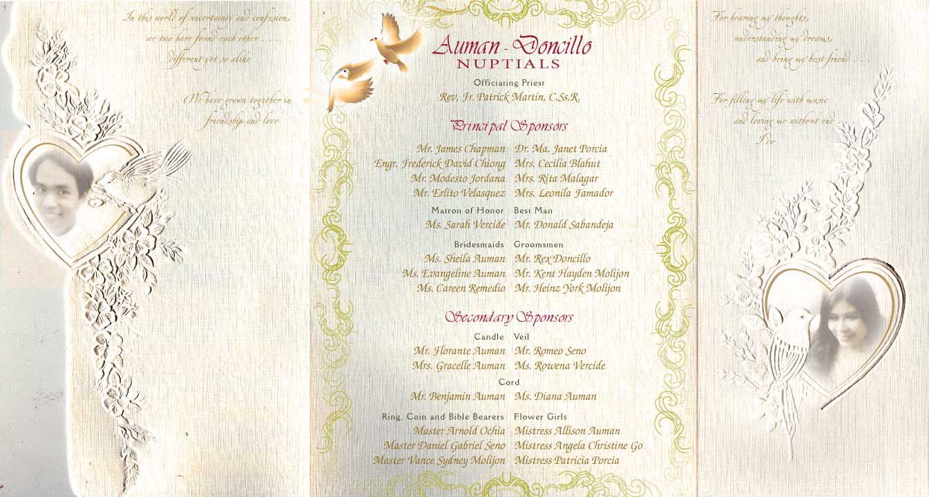 creative wedding invitation card