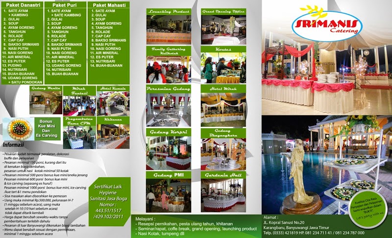 Contoh Brosur Promosi Contoh Brosur Catering