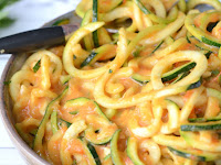 ROASTED GARLIC AND RED PEPPER ZOODLES