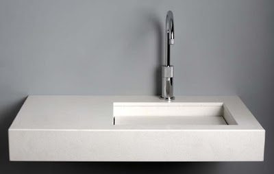 Modern and minimalist Quartz Sinks from Giquadro 