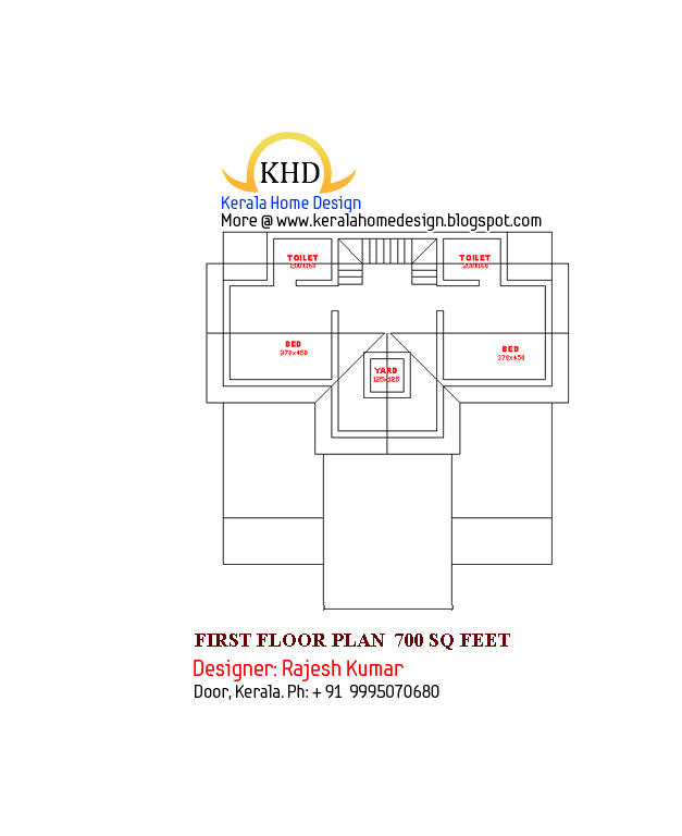  House  elevation and Plan  2300 sq  ft  Kerala home  