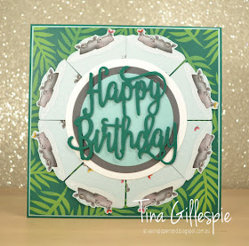 scissorspapercard, Stampin' Up!, Tropical Escape DSP, Animal Expedition DSP, Happy Birthday Thinlit, Better Together