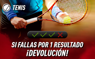 sportium Tenis: Combinadas con seguro 21-27 octubre 2019