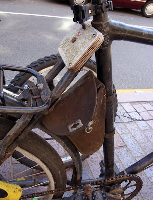 fender bag on bicycle