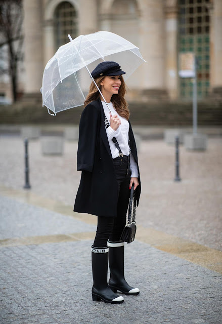 outfit stivali da pioggia come indossare gli stivali da pioggia come abbinare gli stivali da pioggia idee outfit stivali pioggia rain boots how to wear rain boots winter outfits mariafelicia magno fashion blogger color block by felym fashion blogger italiane fashion bloggers italy