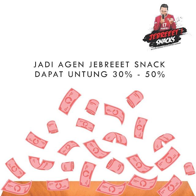 JADI AGEN JEBRET SNACK DAPAT UNTUNG 30 % - 50 %