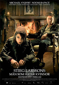 girl with the dragon tattoo, sweeden movie poster