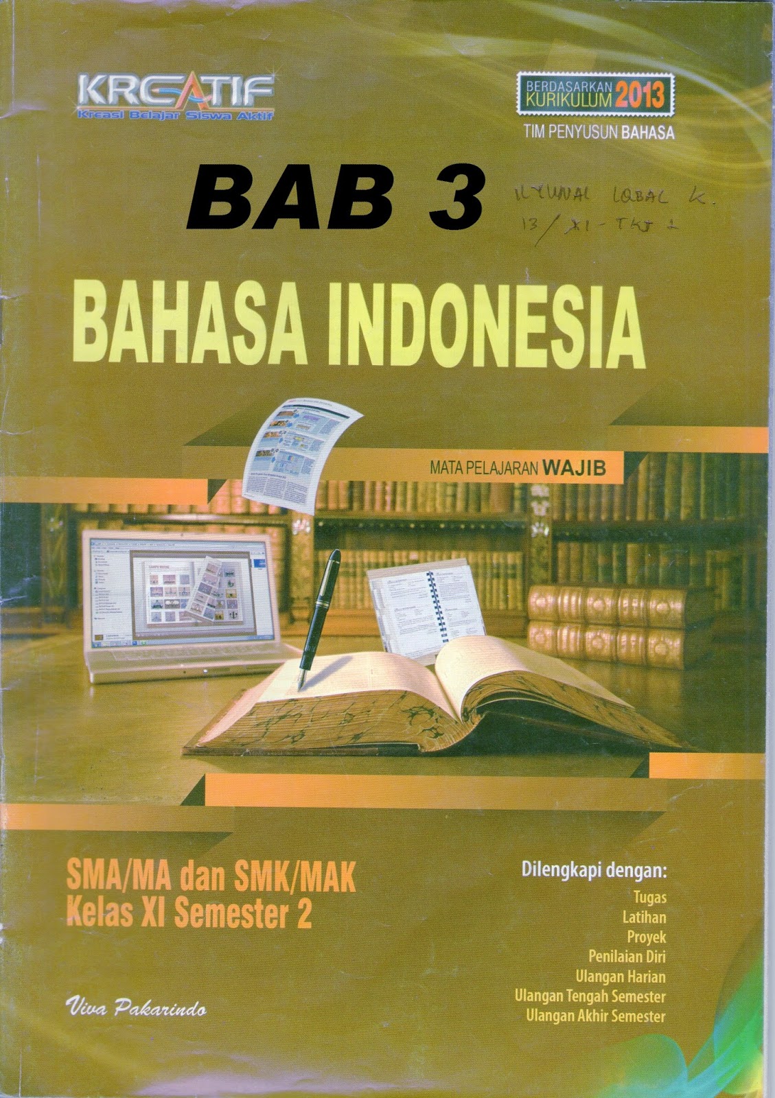  Kunci Jawaban LKS Bhs Indonesia Bab 3 kelas 11 Semester 2 