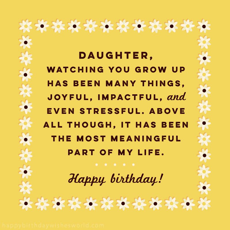 200 Best Birthday Wishes For Daughter From Dad 2019 Quotes