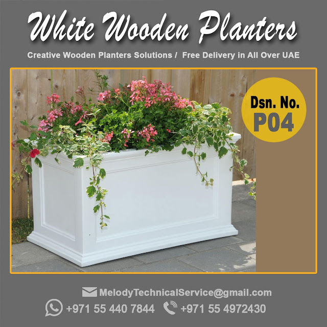 Wooden Planter Box in Sharjah Abu Dhabi Dubai