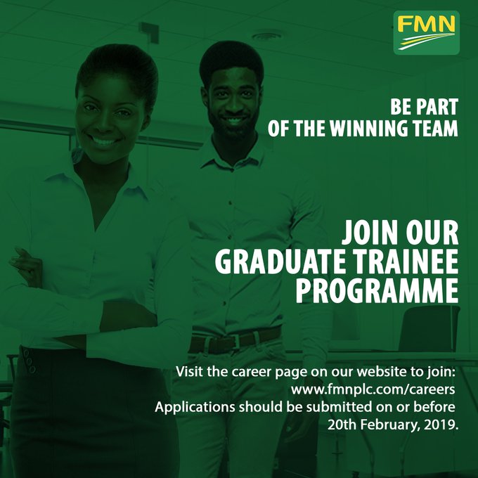 Flour Mills of Nigeria Graduate Trainee Programme for Nigerians 2019  | Careers