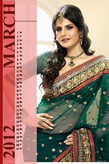 Salman Khan Wallpaper  on Zarine Khan Desktop Calendar 2012   New Year 2012 Calender   Bollywood