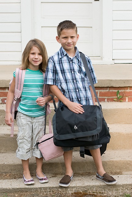 Austin and Brooke first day of school blog