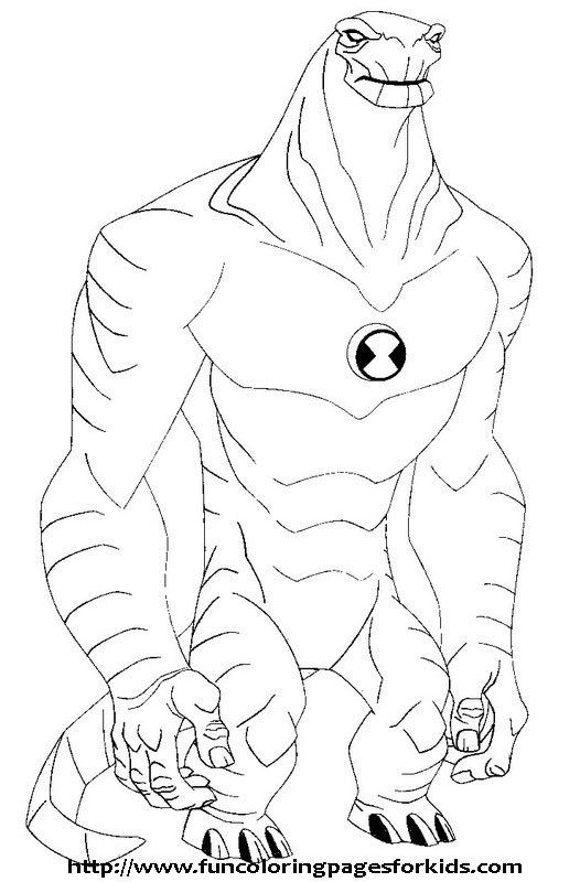 Download Free Games Oggy   Cockroaches on Enjoy With Alien   S Experiences By Getting Ben 10 Coloring Pages