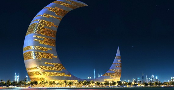 Dubai Hilal tower binaları  "Crescent Moon Tower", Dubai