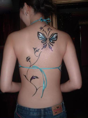 We've all seen tattoos of butterflies. There are the delicate, small,