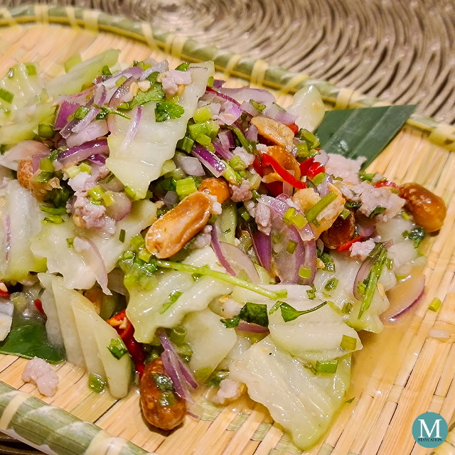 Spicy Chayote Salad with Minced Pork by Mango Tree Thai Restaurant at City of Dreams Manila
