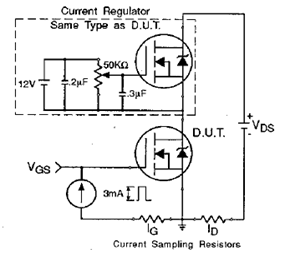 IRF510 Gate Charge Test Circuit Diagram and Datasheet