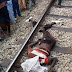 SO SAD! See How Moving Train Cut A Man To Pieces In Niger State (Graphic Photo)