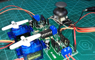 Servo motor and joystick without arduino