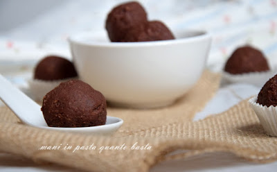 Dark Chocolate–Almond Truffles