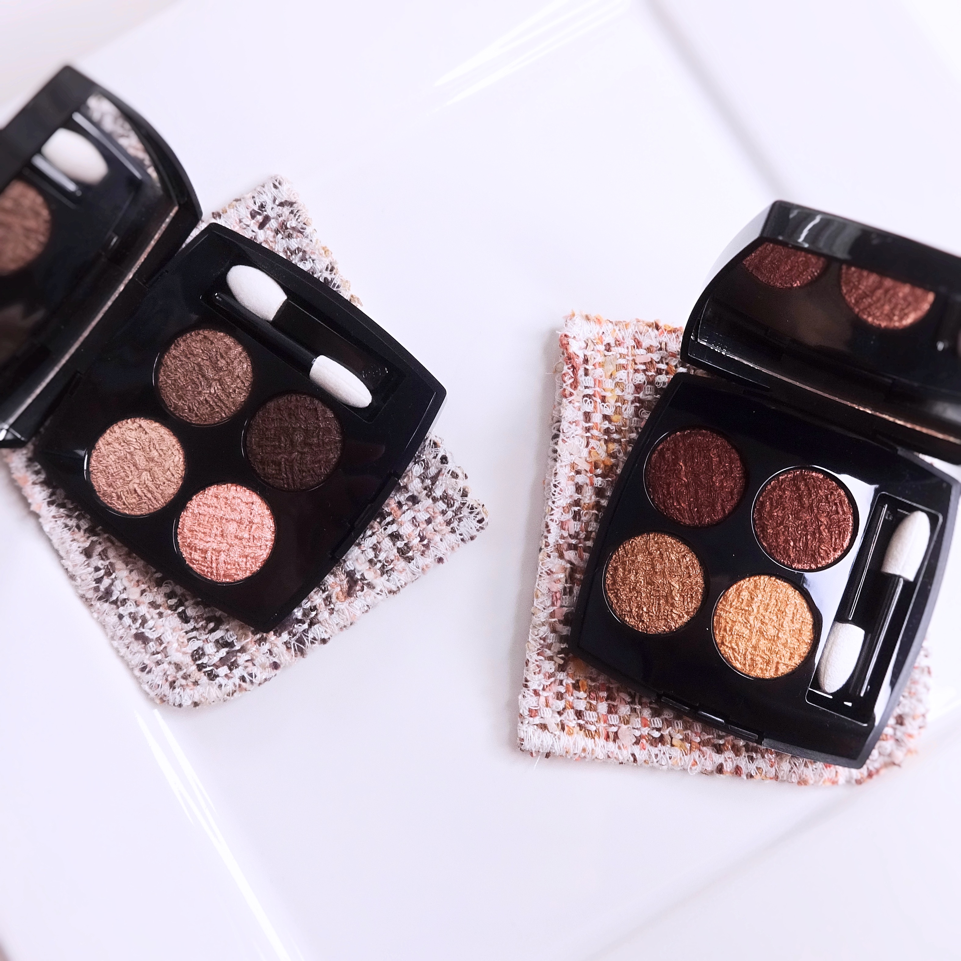 Chanel Tisse Paris (238) Les 4 Ombres Eyeshadow Quad Review, Photos,  Swatches