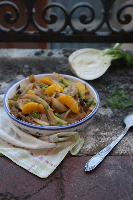 Salade tiède de fenouil à l'orange