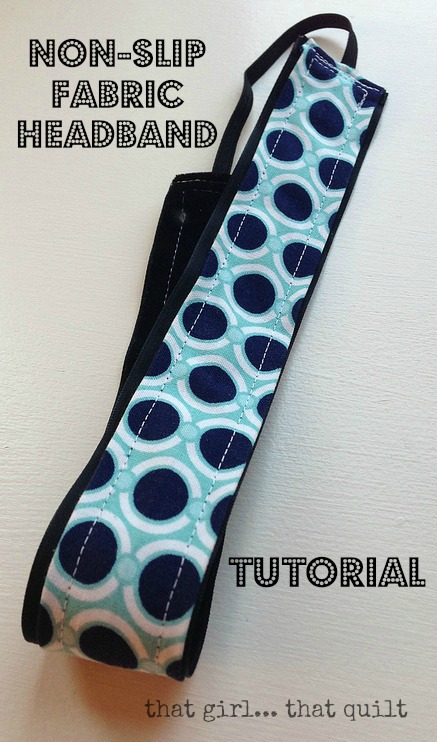 No-slip Fabric Headband Tutorial