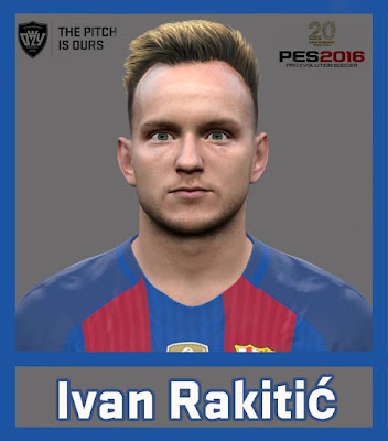 PES 2016 Ivan Rakitić Face by Ozy_96 PESMOD