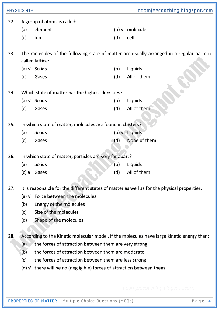 properties-of-matter-mcqs-physics-9th