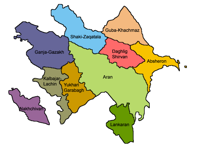 Pembagian wilayah administratif Azerbaijan