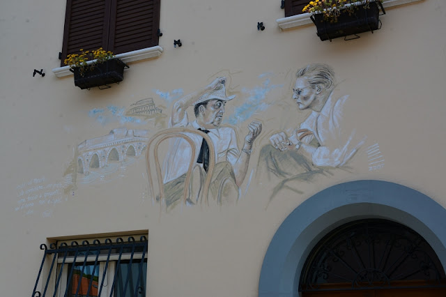 MURALES FELLINI MASTROIANNI